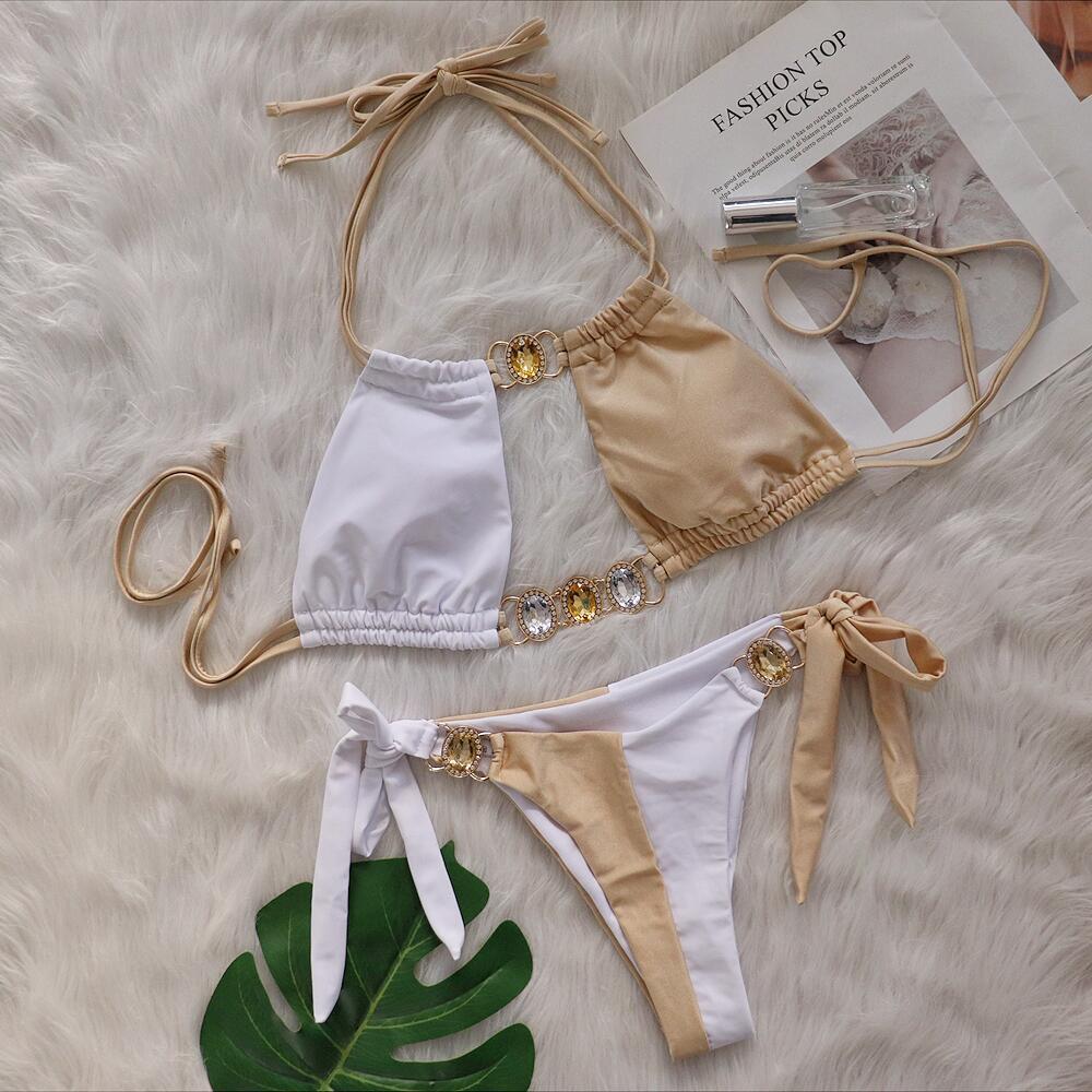 Crystal Diamond Bikini - Peek A Boo Undies