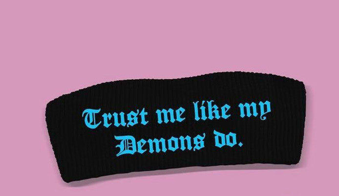 Devil Ladies Split Swimsuit - Peek A Boo Undies