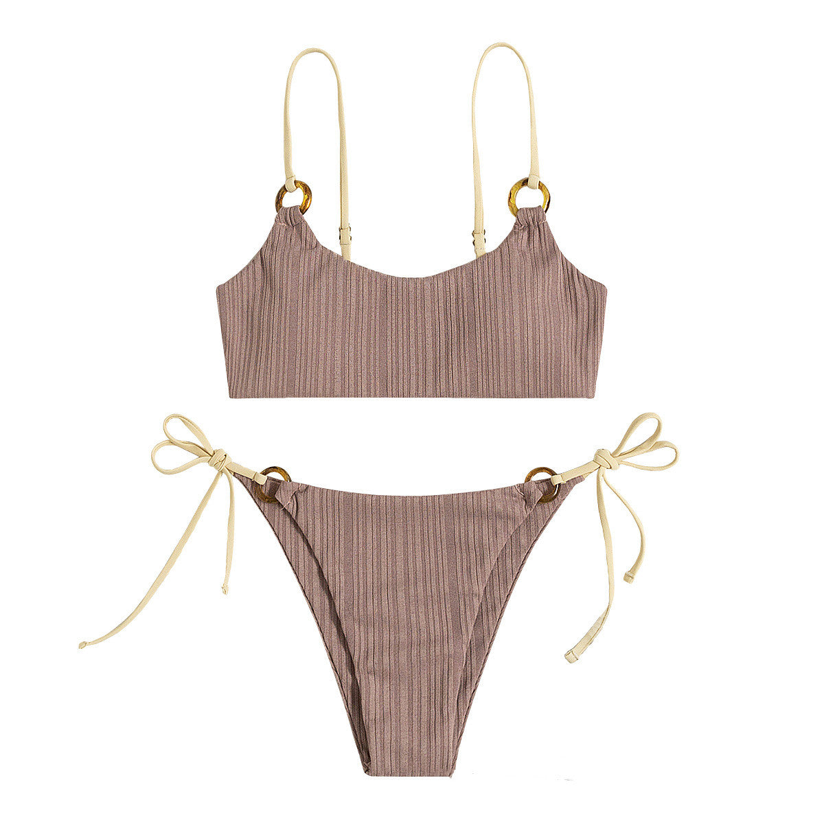 Mayo Beyaz Sütyen Bantlı Bikini I Mayo