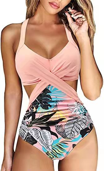 Multicolor Split Bikini Ladies Swimwear - Peek A Boo Undies