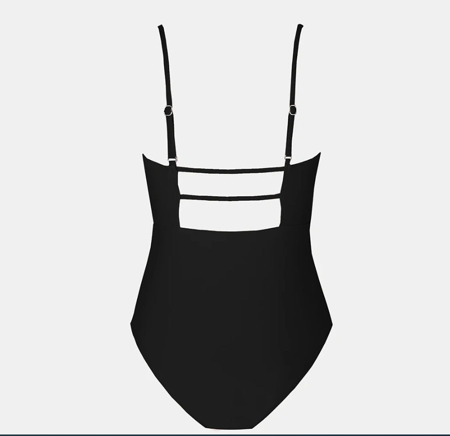 Women's Bikini Printed One-piece Swimsuit - Peek A Boo Undies