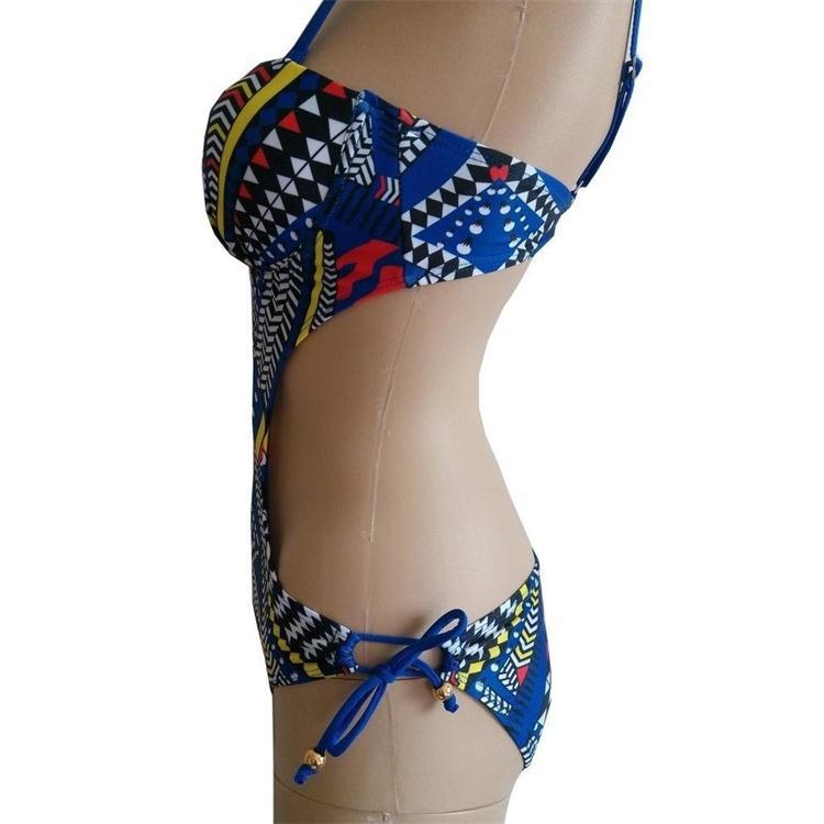 Women's Printed One Piece Bikini Swimsuit - Peek A Boo Undies