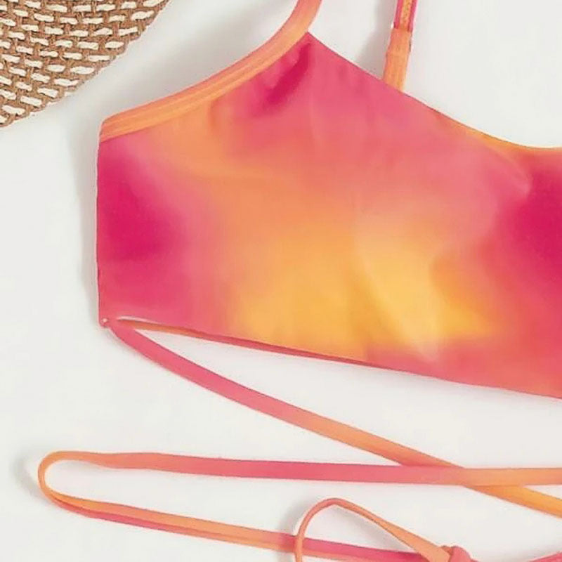 Three Piece Bikini Split - Peek A Boo Undies