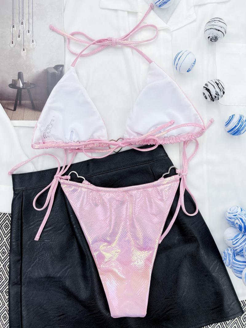 Love Swimsuit Triangle Bag Beach Split - Peek A Boo Undies