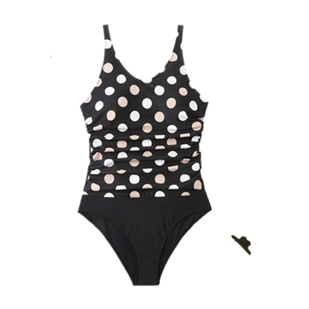 Swimsuit Lady Sexy Polka Dot Printed Bikini - Peek A Boo Undies