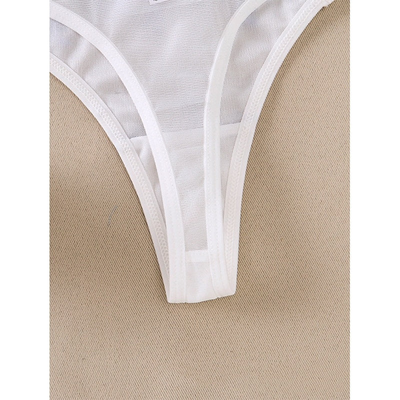 Flower Lingerie Suit - Peek A Boo Undies