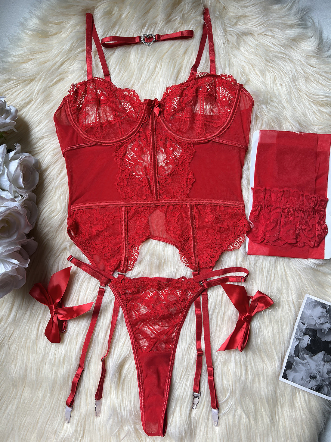 5 Piece Lingerie Set