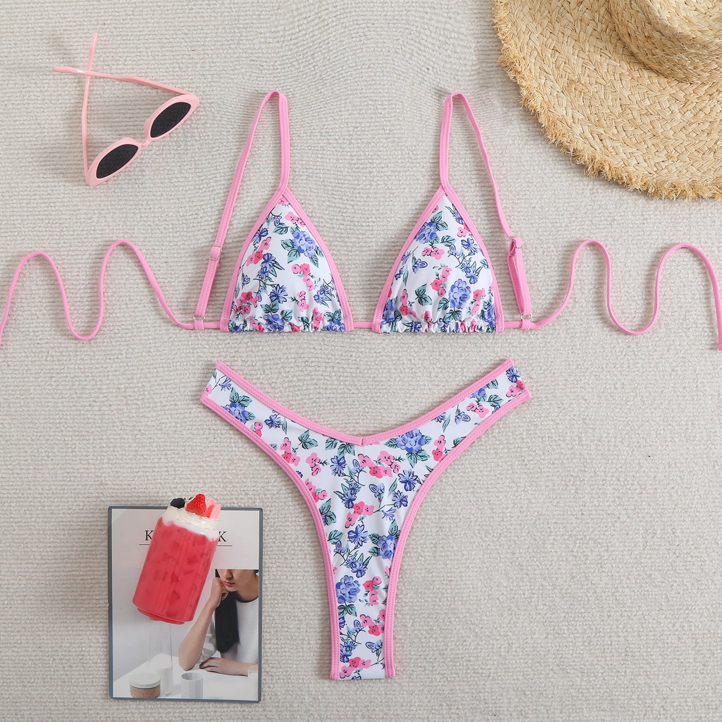 New Bikini Women's Seperated Swimwear Printing - Peek A Boo Undies
