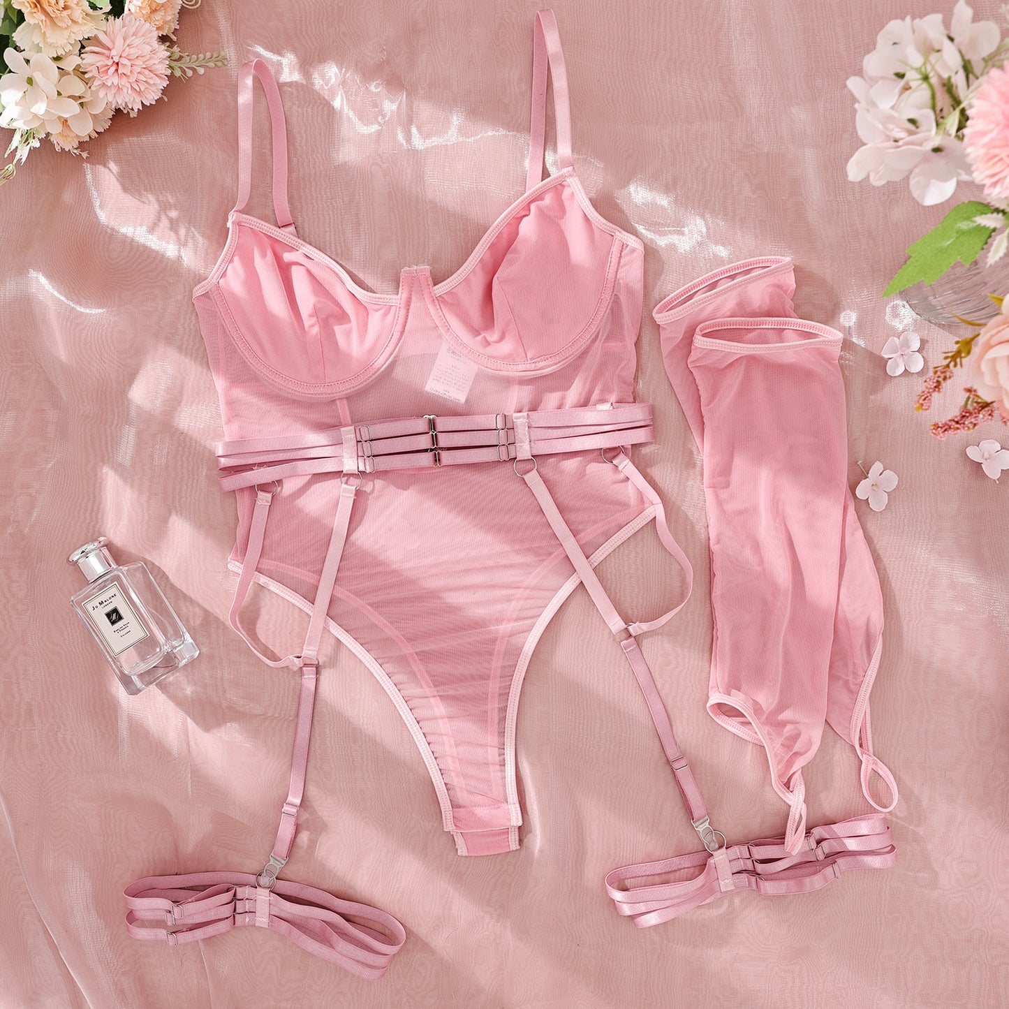 See-through Jumpsuit Mesh - Peek A Boo Undies