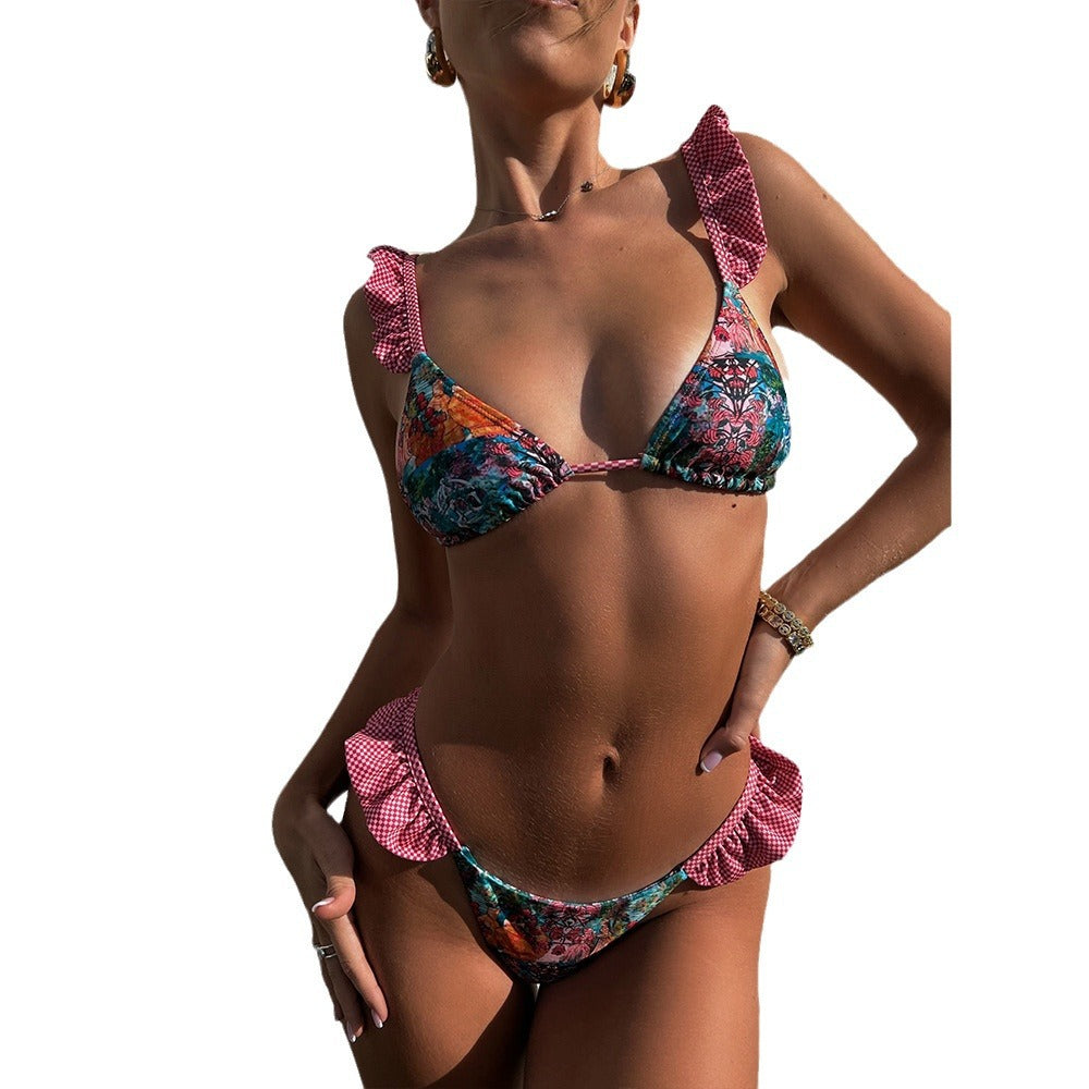 Bikini Split Ruffled - Peek A Boo Undies