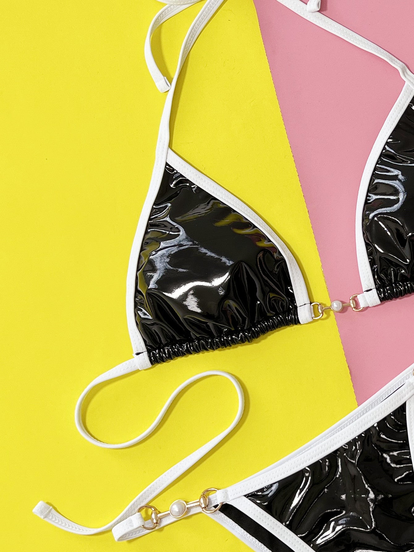 Kadın Bölünmüş Bikini Düz Renk Seksi Mayo