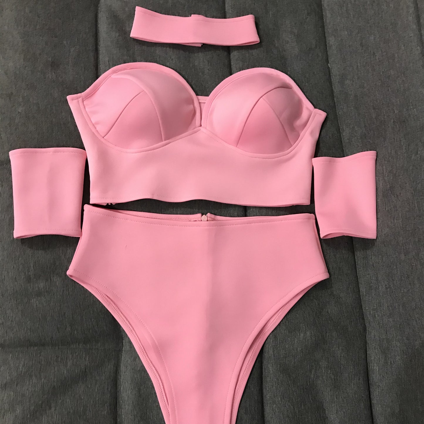 Split Suit Stage Costume Dance Team Club Bar - Peek A Boo Undies