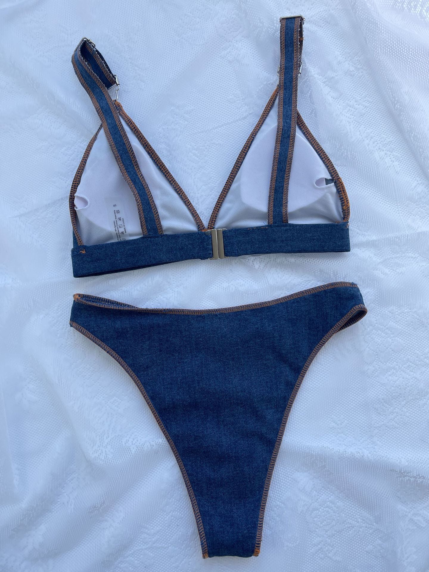 Bikini Denim Blue - Peek A Boo Undies