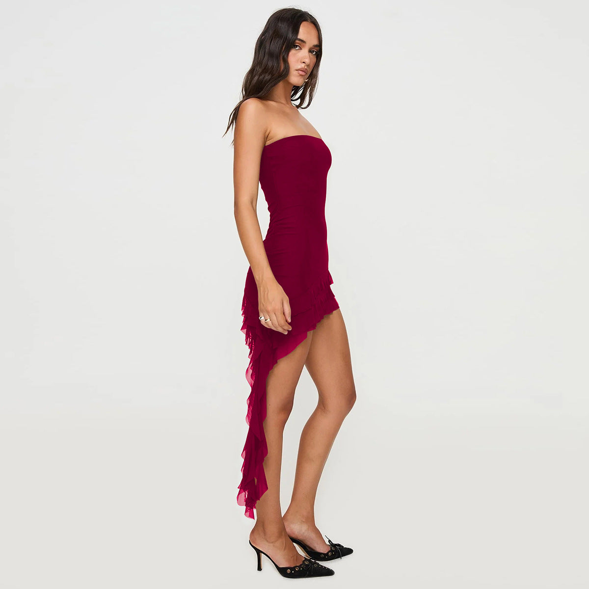 Off-shoulder Tube Top Women's Sleeveless Dress