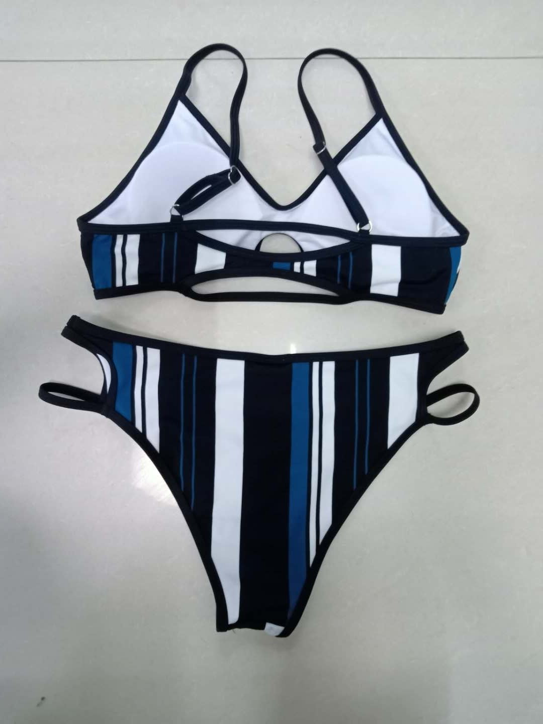 Vertical Striped Bikini