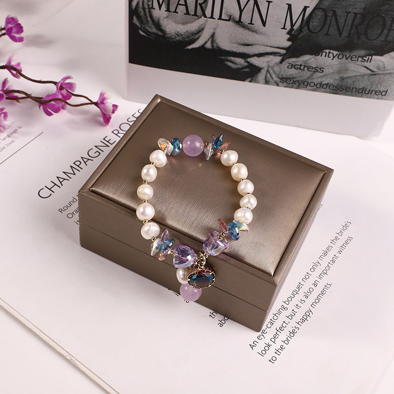 Fashion Crystal Pendant Women's Bracelet