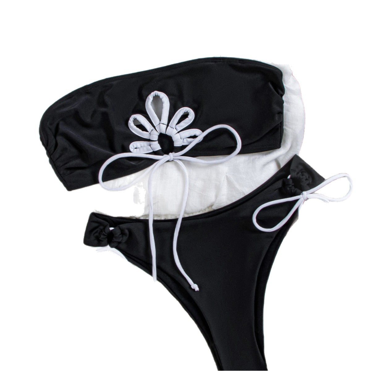 Strapless Detachable Shoulder Strap Bikini