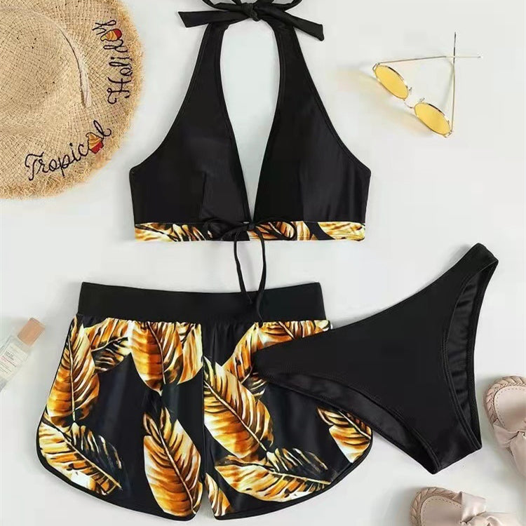 Women's Fashion High-end Retro Temperament Hong Kong Style Bikini