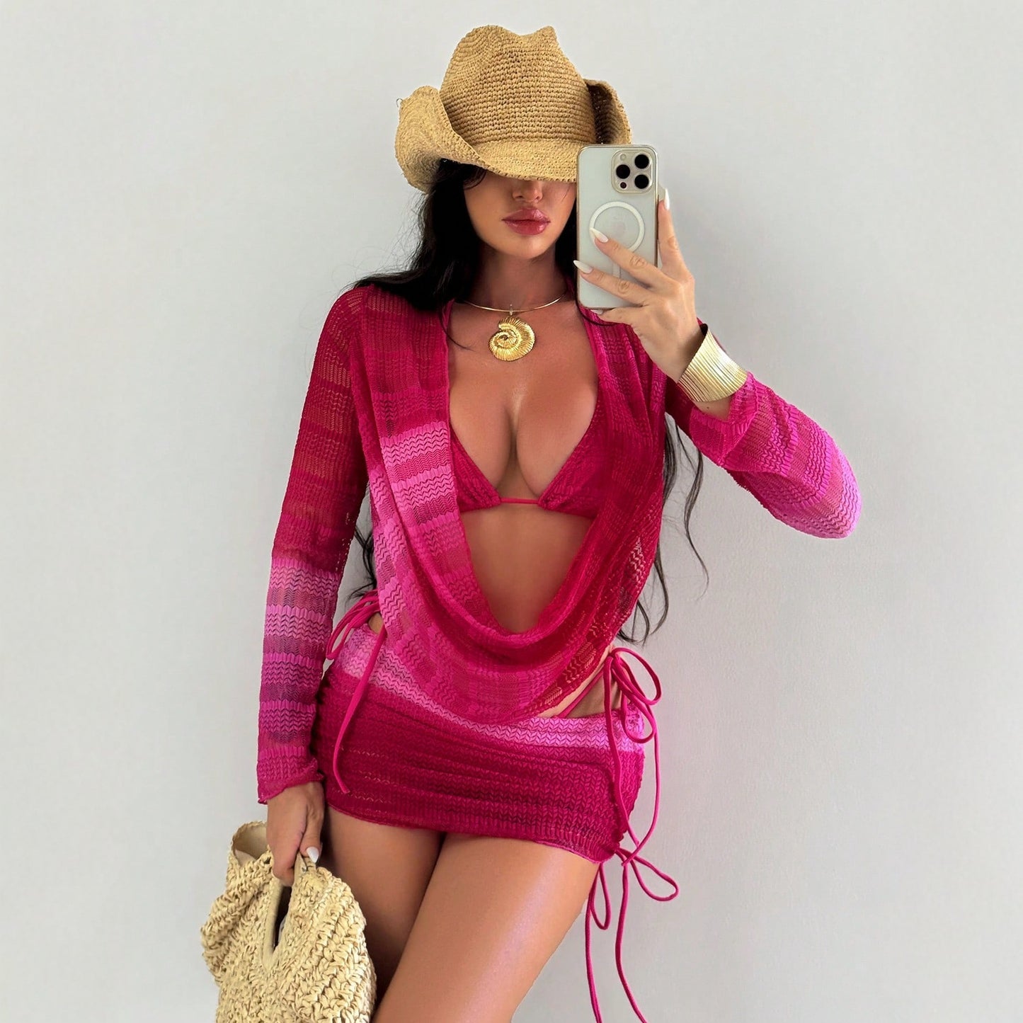 Pop Bikini Four-piece Set