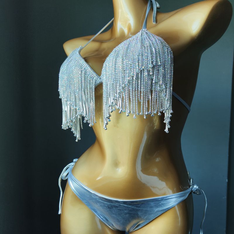 New Diamond Swimsuit Diamond Flowing Diamond Bikini Night - Peek A Boo Undies