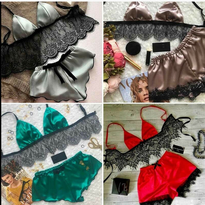 Satin Silk Pajama Set