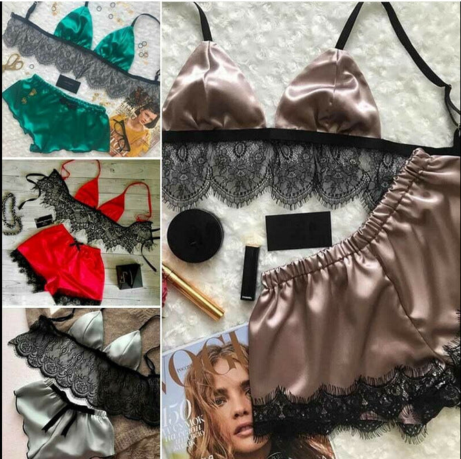 Satin Silk Pajama Set