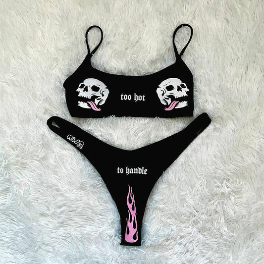 Skull Fire Bikini