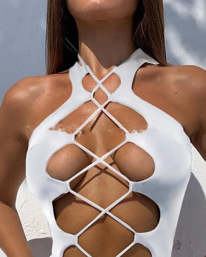 Strappy One-piece Swimsuit