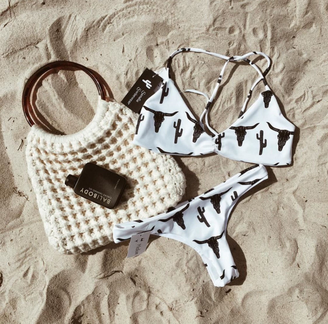 Cactus Print Bikini Swimsuit