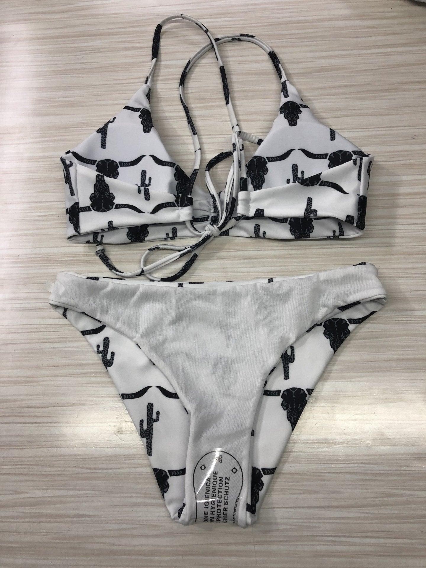 Cactus Print Bikini Swimsuit