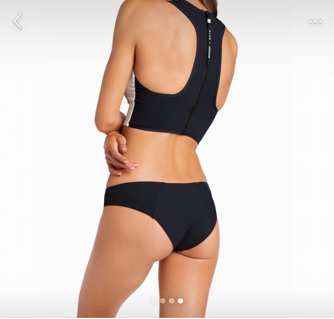 Tiger Print Sexy Zipper Bikini Split Swimsuit Women - Peek A Boo Undies