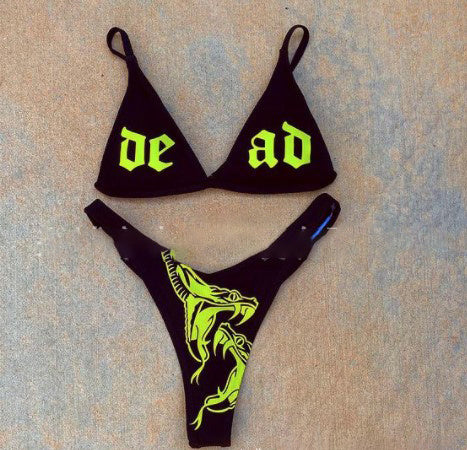 Swimsuit European And American Sexy Split Bikini Swimsuit Women