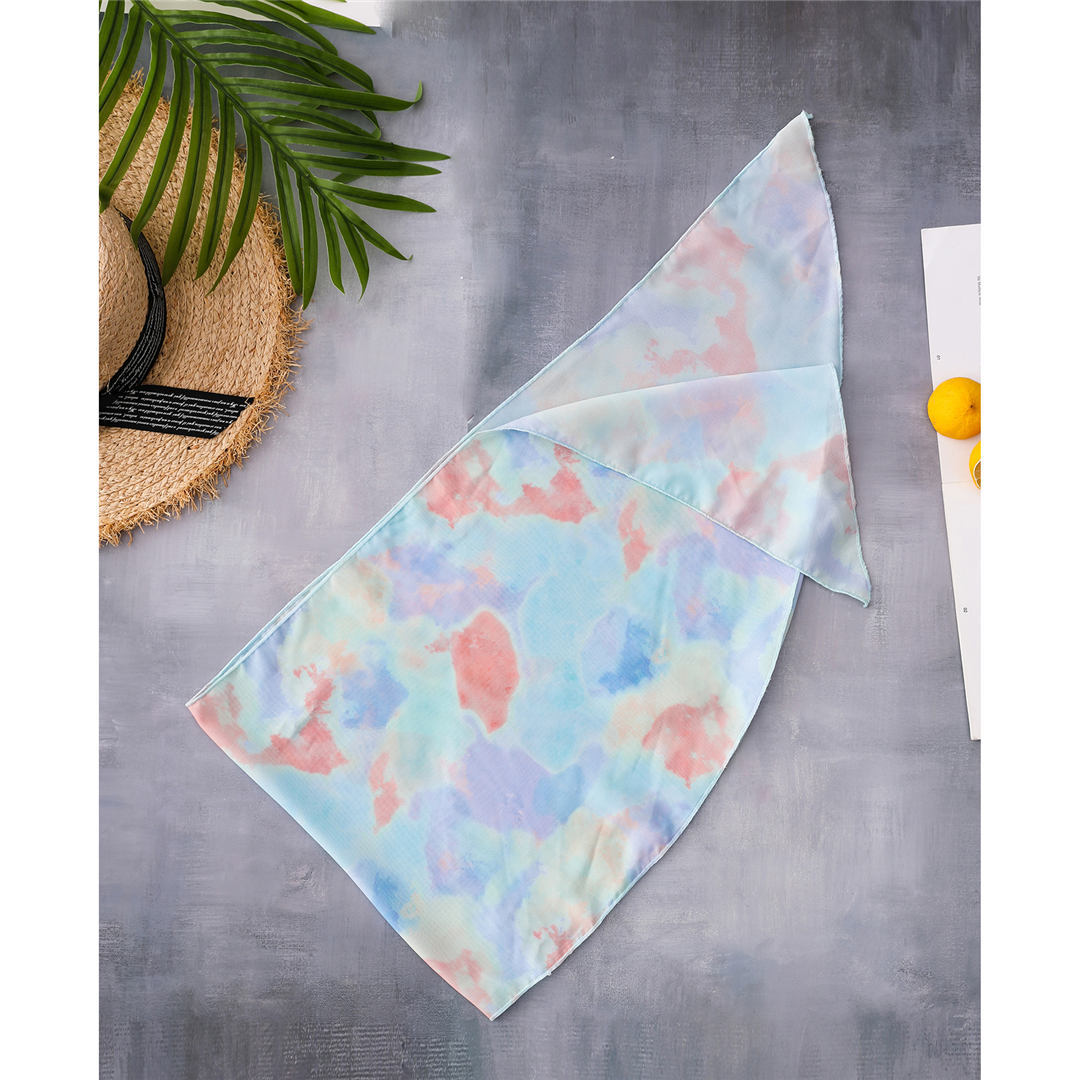 Ladies Split Swimsuit Tie-dye Sexy Bikini - Peek A Boo Undies