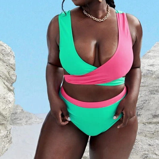 Plus Size Cotton Candy Bikini