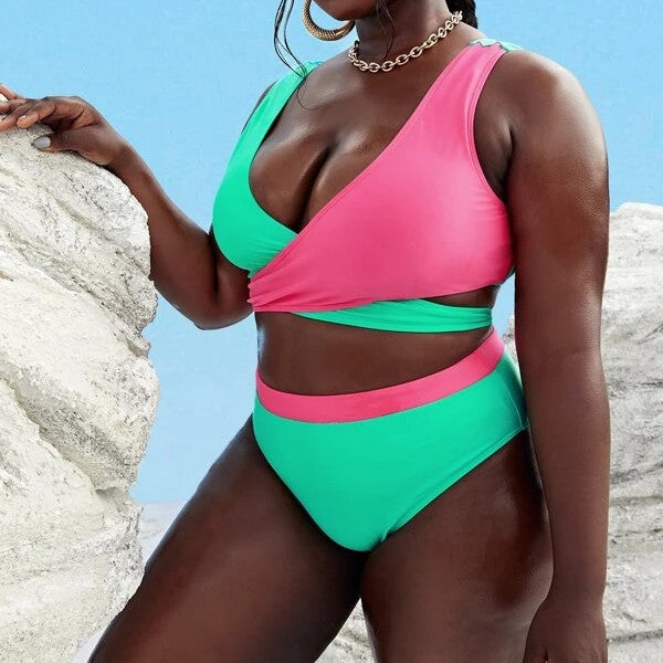 Plus Size Cotton Candy Bikini