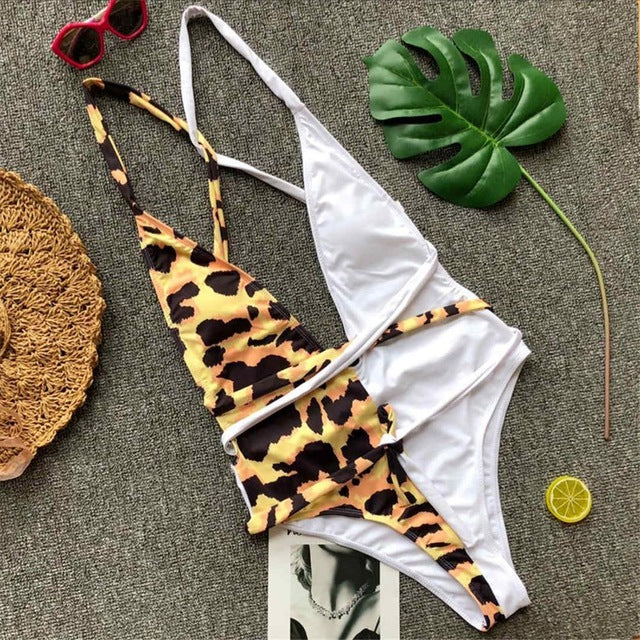 Sexy Women One-Piece Bikini Swimwear Monokini Beach Swimsuit