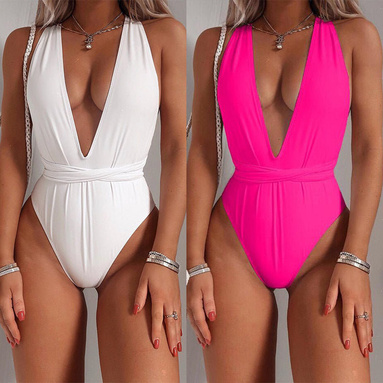 One-piece swimsuit bikini