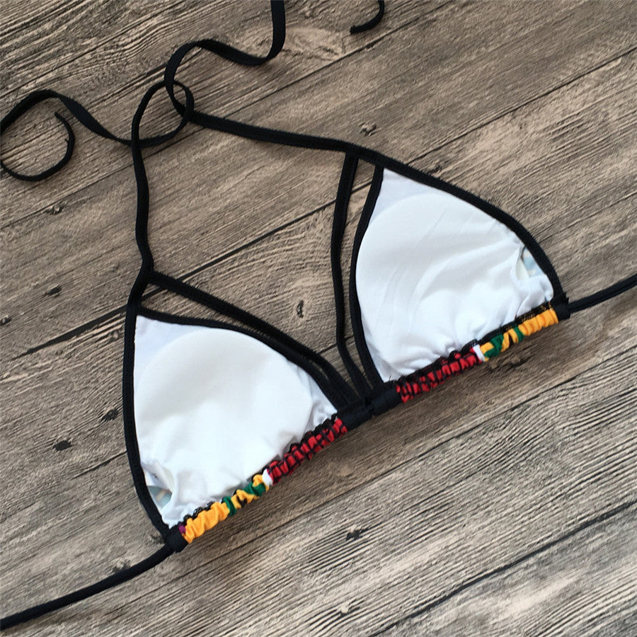 Women's Split Bikini Swimsuit Digital Printing