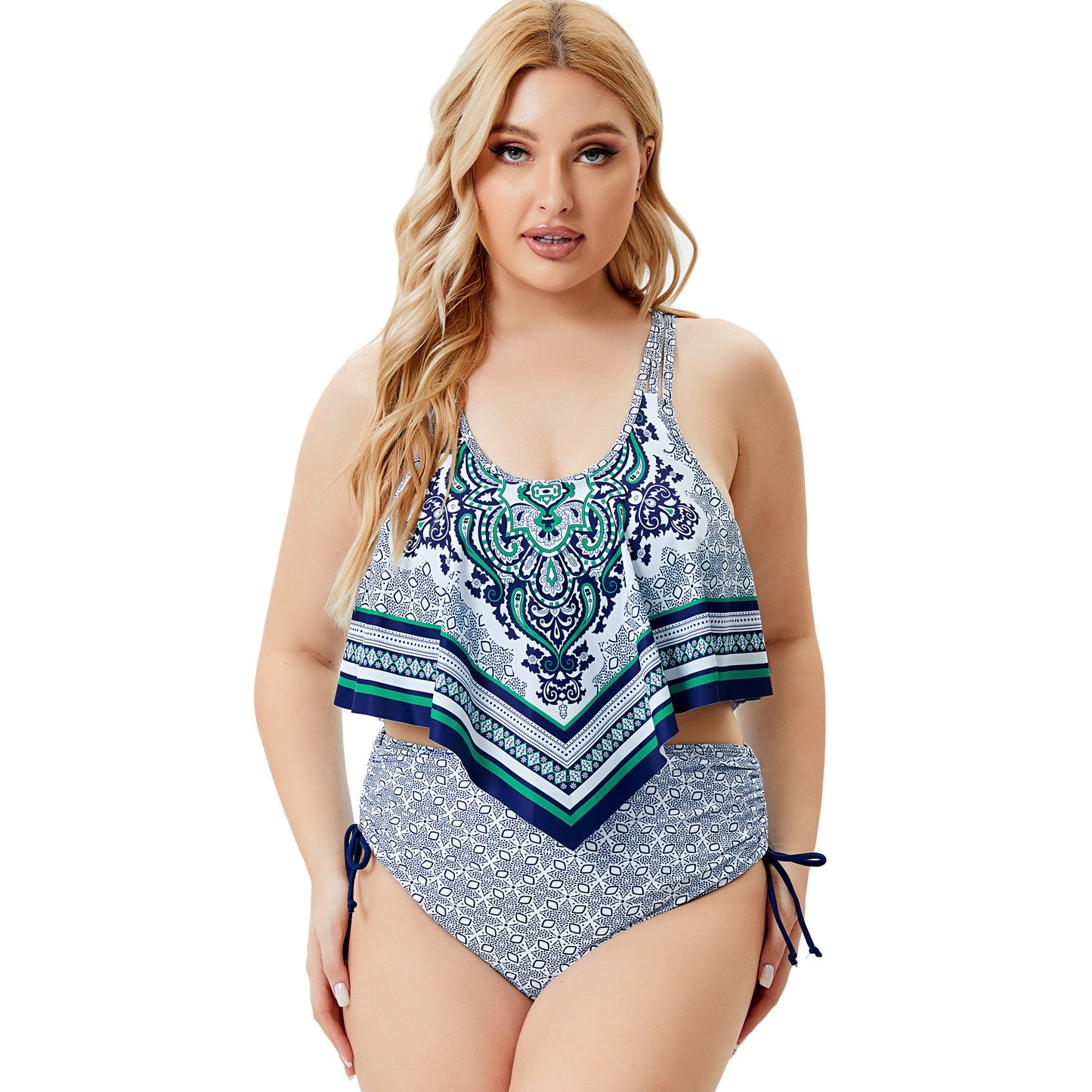 Women's Printed Ethnic Bikini Swimsuit