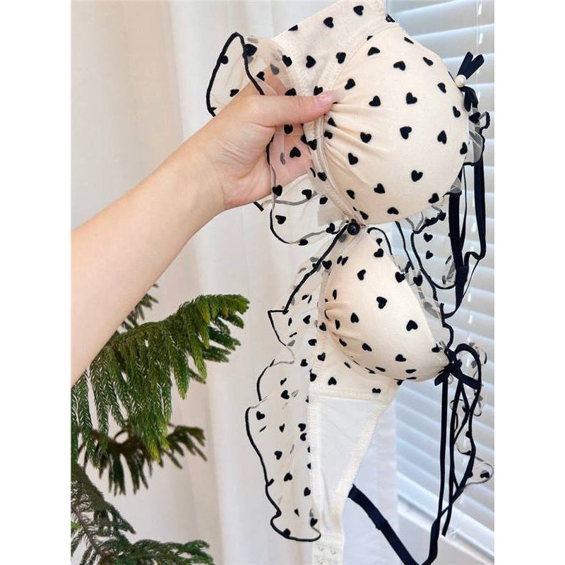 Lingerie Women's Polka-Dot Hearts