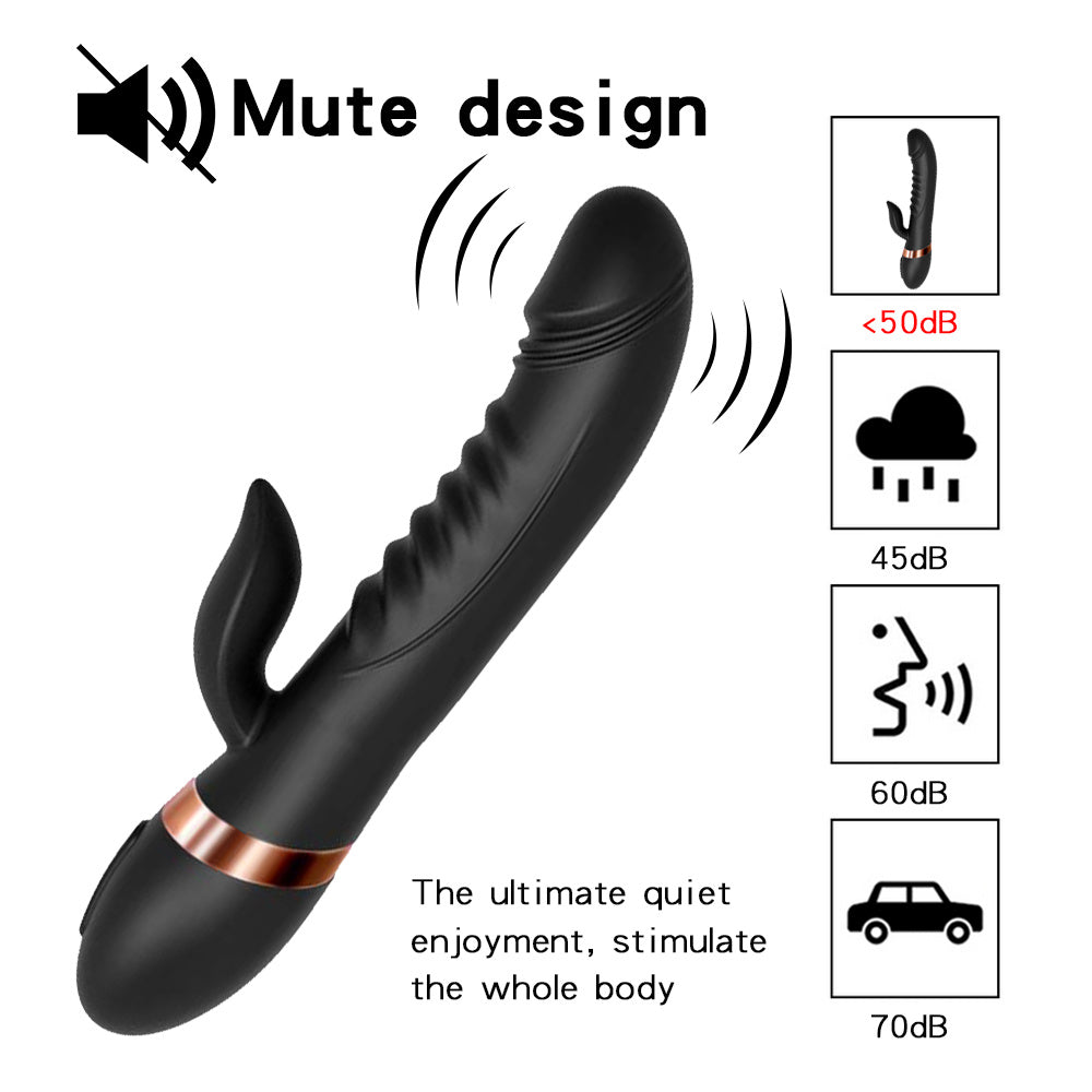 Female G-spot Vibrator, 2-in-1 Smart Heating Toy, Adult- Sex- Toys For Couples Clitoral