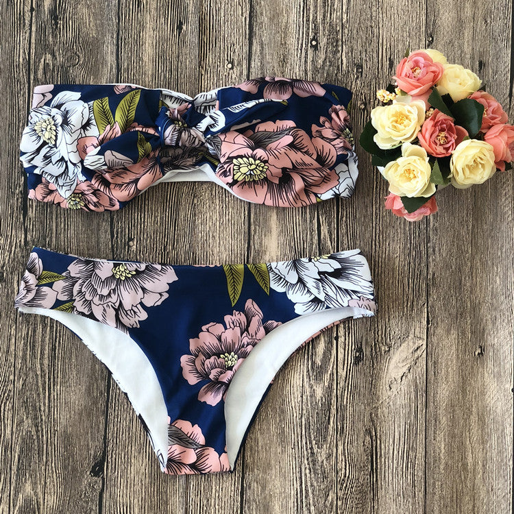 Flower Bikini Swimsuit