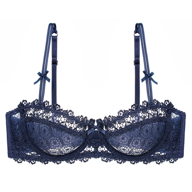 Frenchie Embroidered Lace Bra