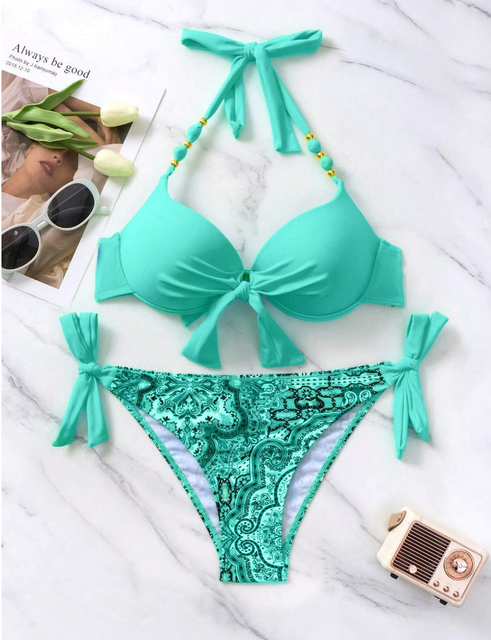 Ladies New Printing Quality Bikini Swimsuit - Peek A Boo Undies