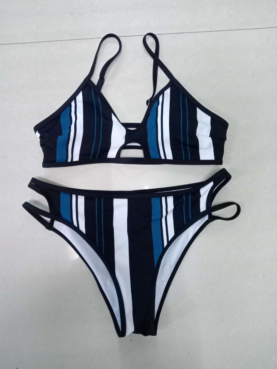 Vertical Striped Bikini