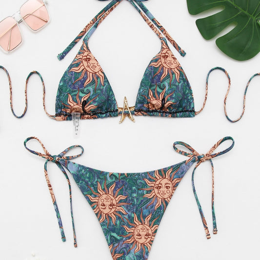 Sun Temple Beach Swimsuit Bikini