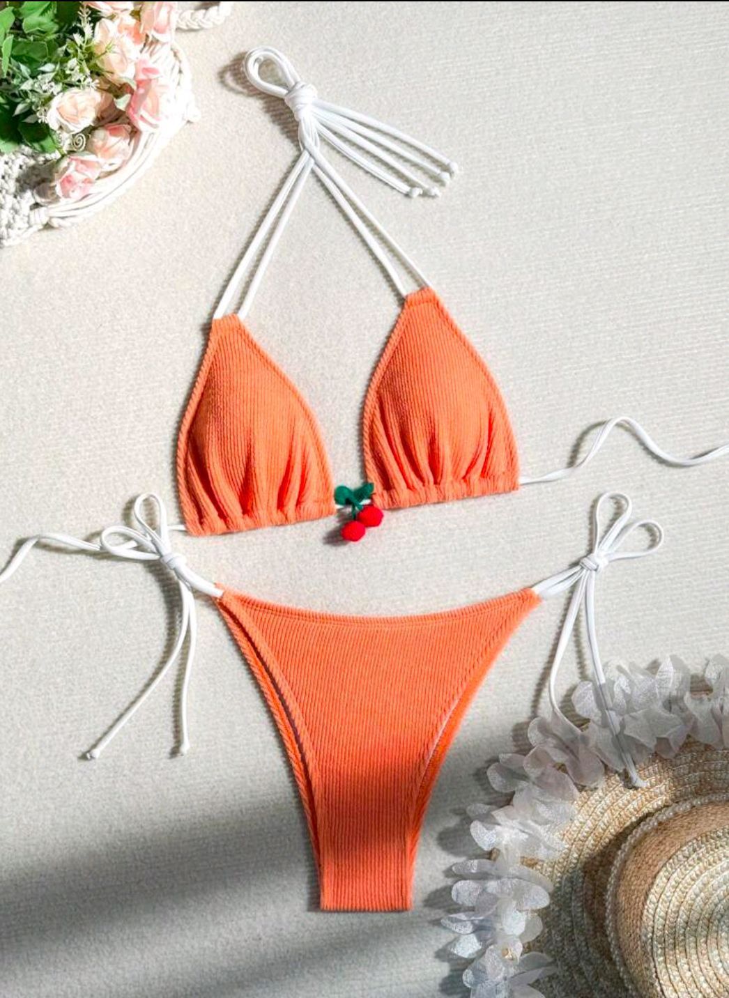 Cross-border Sexy Wind Beach Holiday Hot Spring Bikini Swimsuit