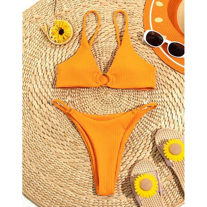 Solid Color Swimsuit