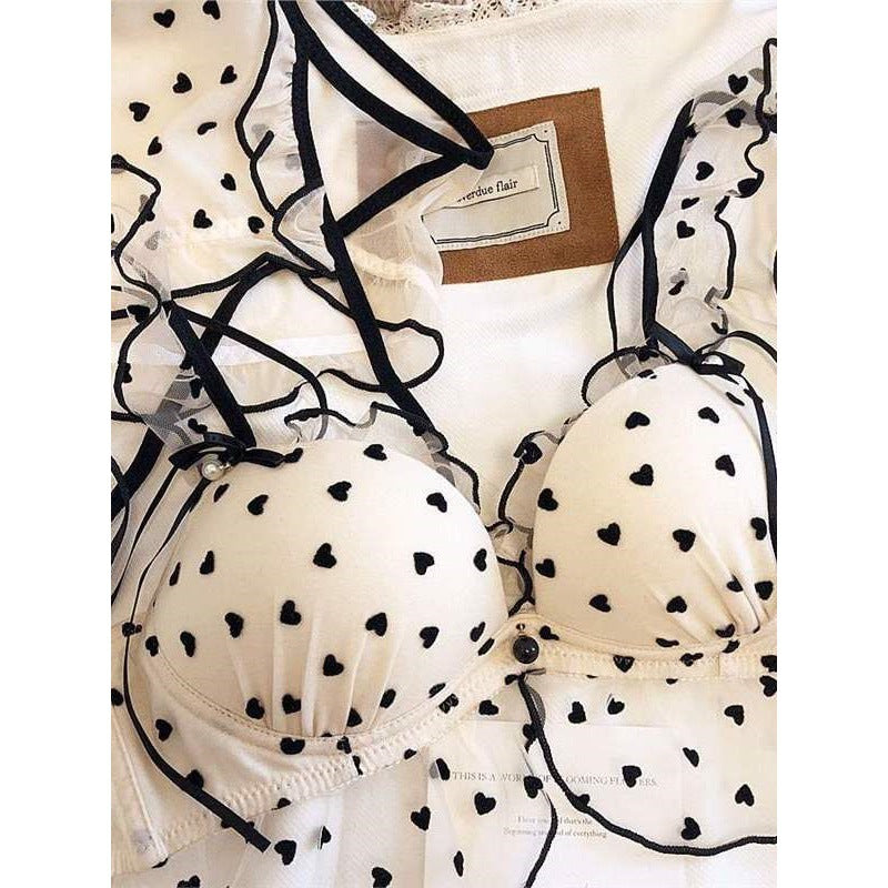 Lingerie Women's Polka-Dot Hearts