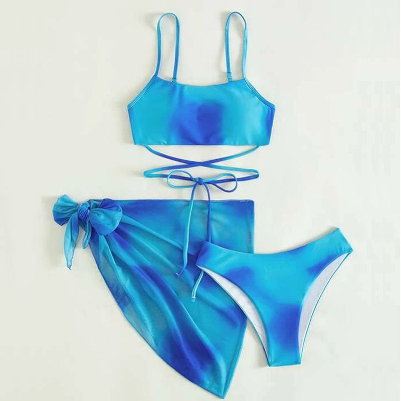 Three Piece Bikini Split